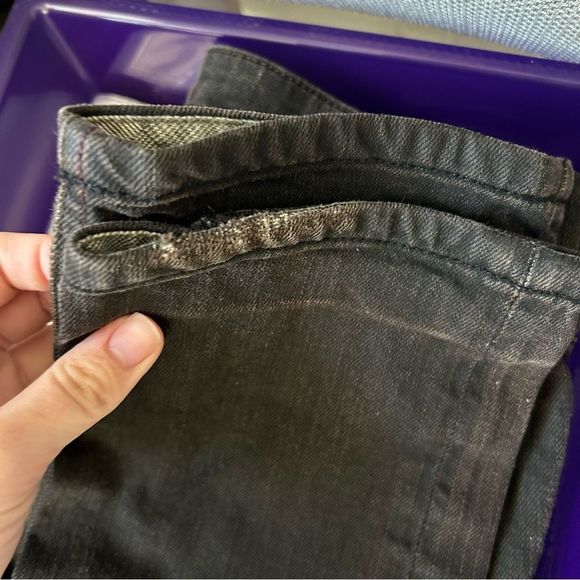 Diesel Size 25 Lowky Low Rise Jeans Black Straight Leg - Picture 7 of 11